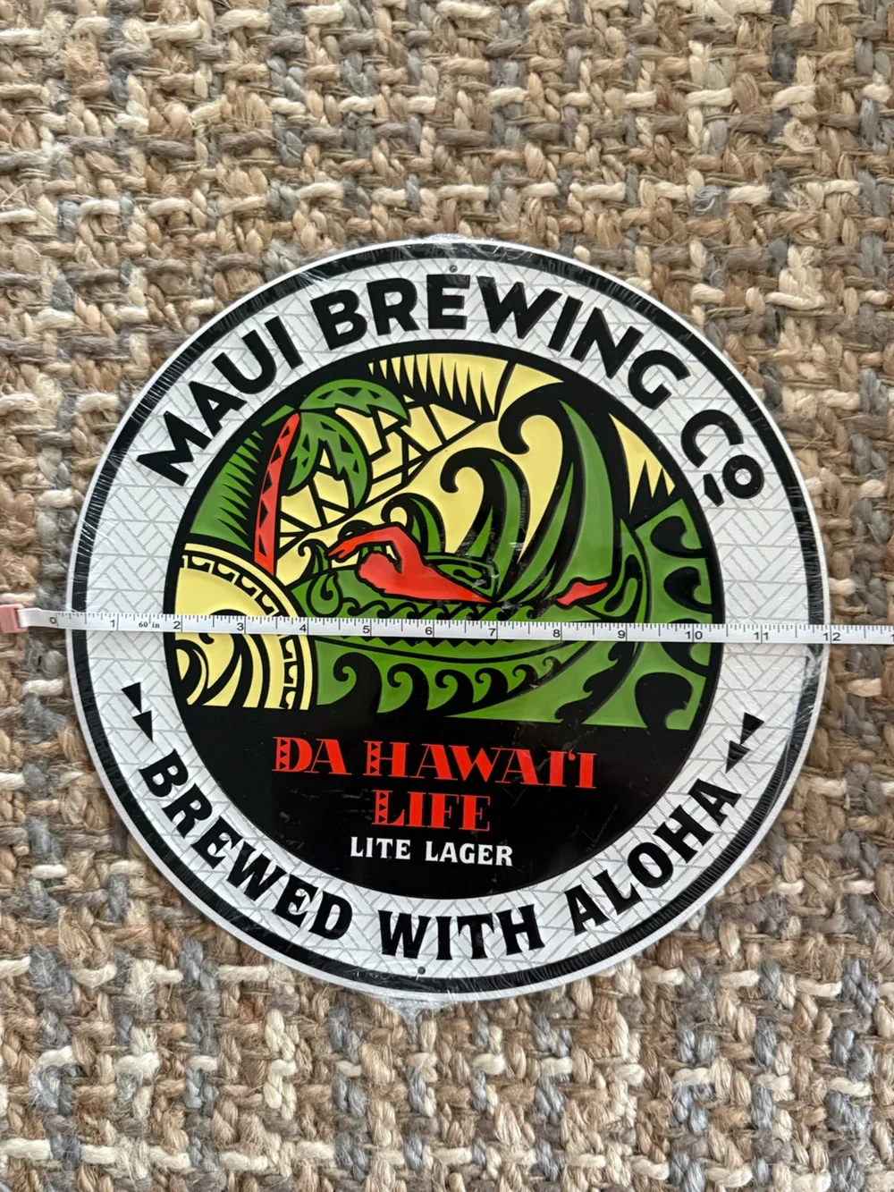 MAUI BREWING METAL DA HAWAII LIFE SIGN NWT